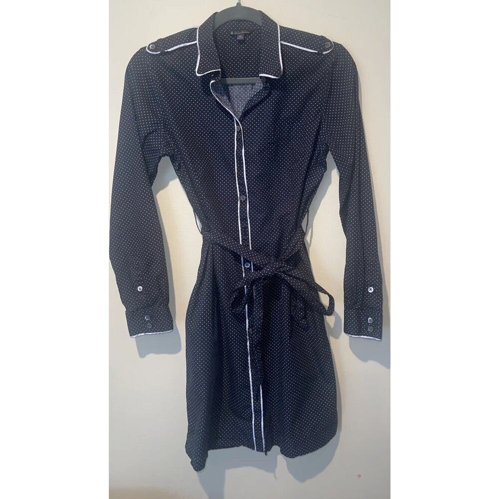 Brooks Brothers Women’s Size 8 Petite Polka Dots Shirt Dress